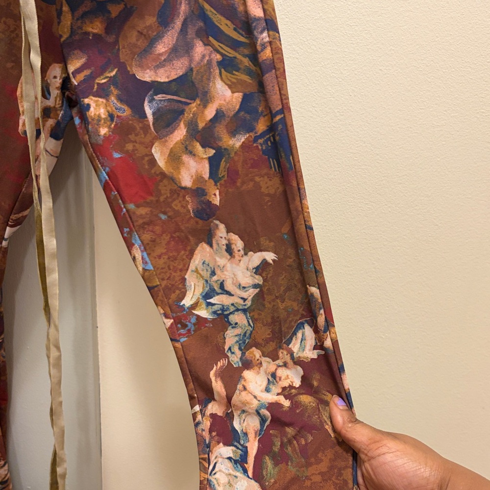 2 piece Brown Angel corset and leggings outfit - Picture 6 of 11